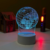 Globe Acrylic Multicolor Night Lamp