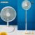 JISULIFE Table Fan life7 Oscillating Extendable Table Fan