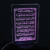 Surah Fatiha Acrylic Multicolor Night Lamp